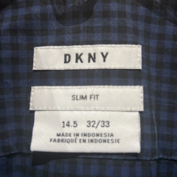 DKNY | Mens Button Down, slim fit, size 14.5, 32/33 - Picture 2 of 3